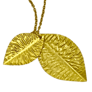 Gold Plated Chain with Leaves - Barnbury