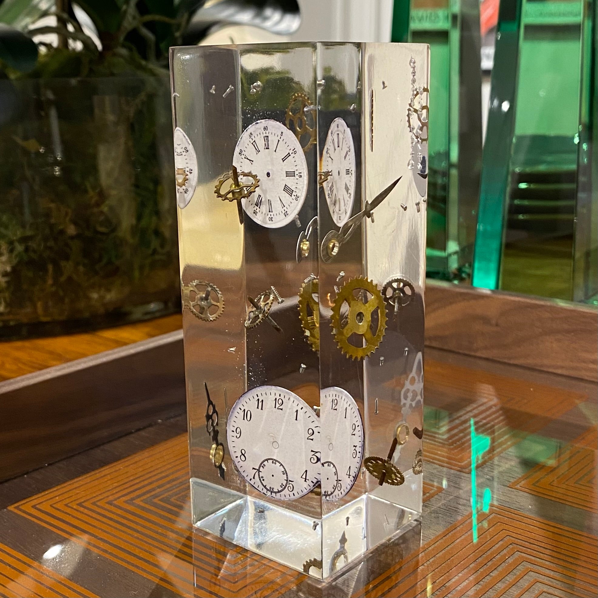 Vintage Watch Components in Glass (Rectangle) - Barnbury
