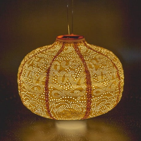 Daffodil Yellow Solar Lantern Solar Lighting Barnbury 
