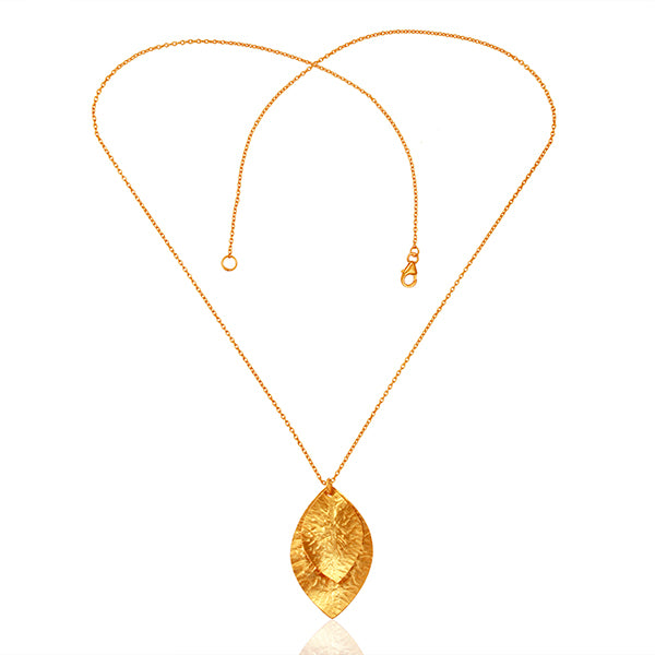 Gold Plated Chain with Leaves - Barnbury