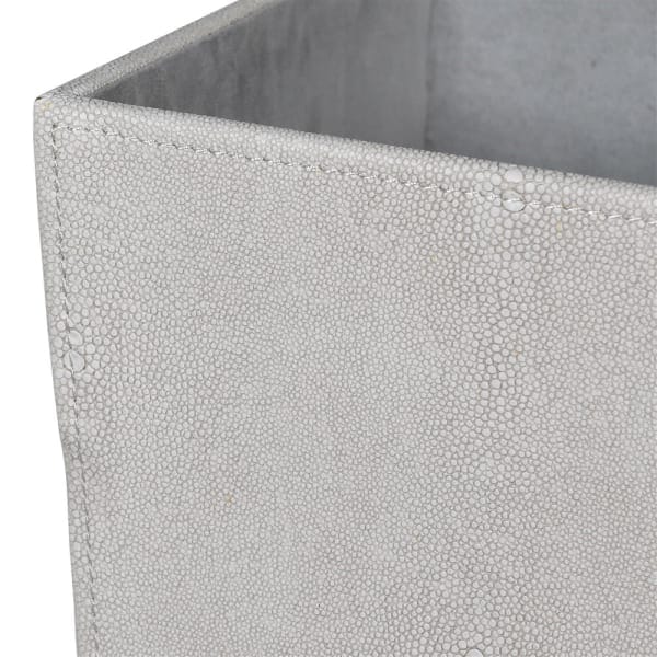 Chelsea Faux Shagreen Waste Paper Bin Barnbury 