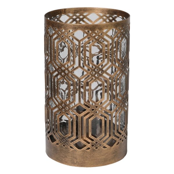 Medina Aged Gold Table Lamp - Barnbury