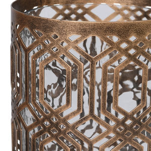 Medina Aged Gold Table Lamp - Barnbury