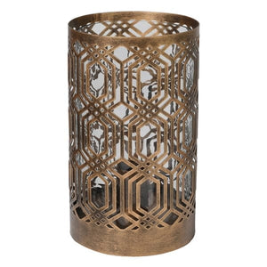 Medina Aged Gold Table Lamp - Barnbury