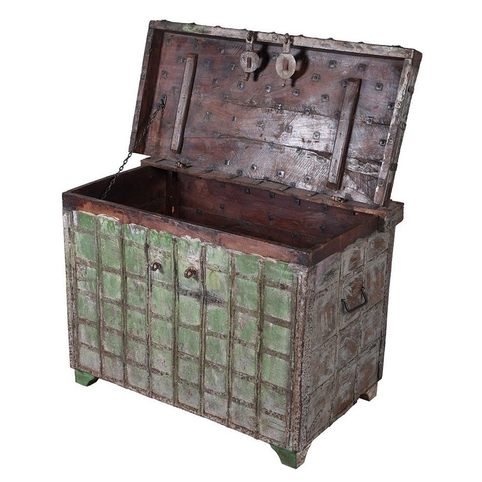 Antique Wooden Pitara - BARNBURY