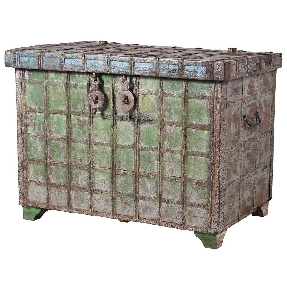 Antique Wooden Pitara - BARNBURY