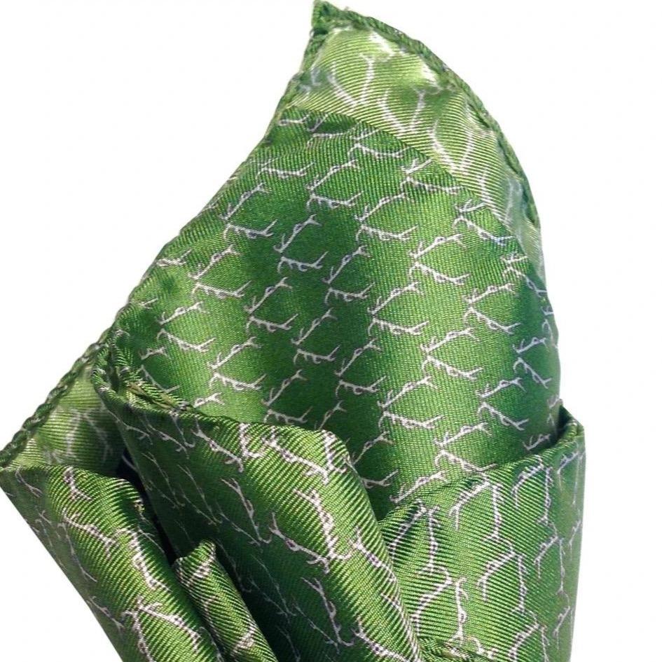 Buckwild Green Pocket Square Pocket Square Barnbury 