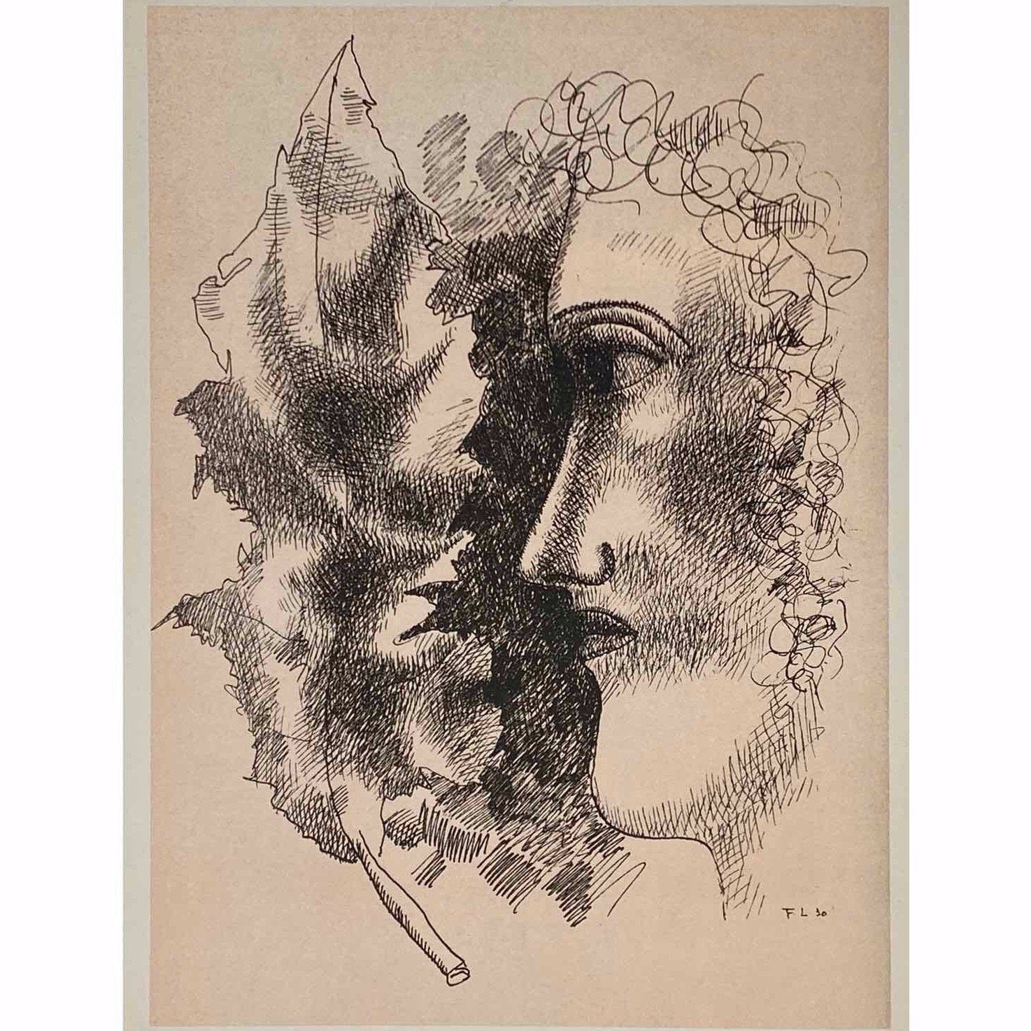 Fernand Leger - Tete et Feuille - BARNBURY