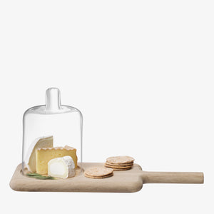 Cheese Dome on Oak Board