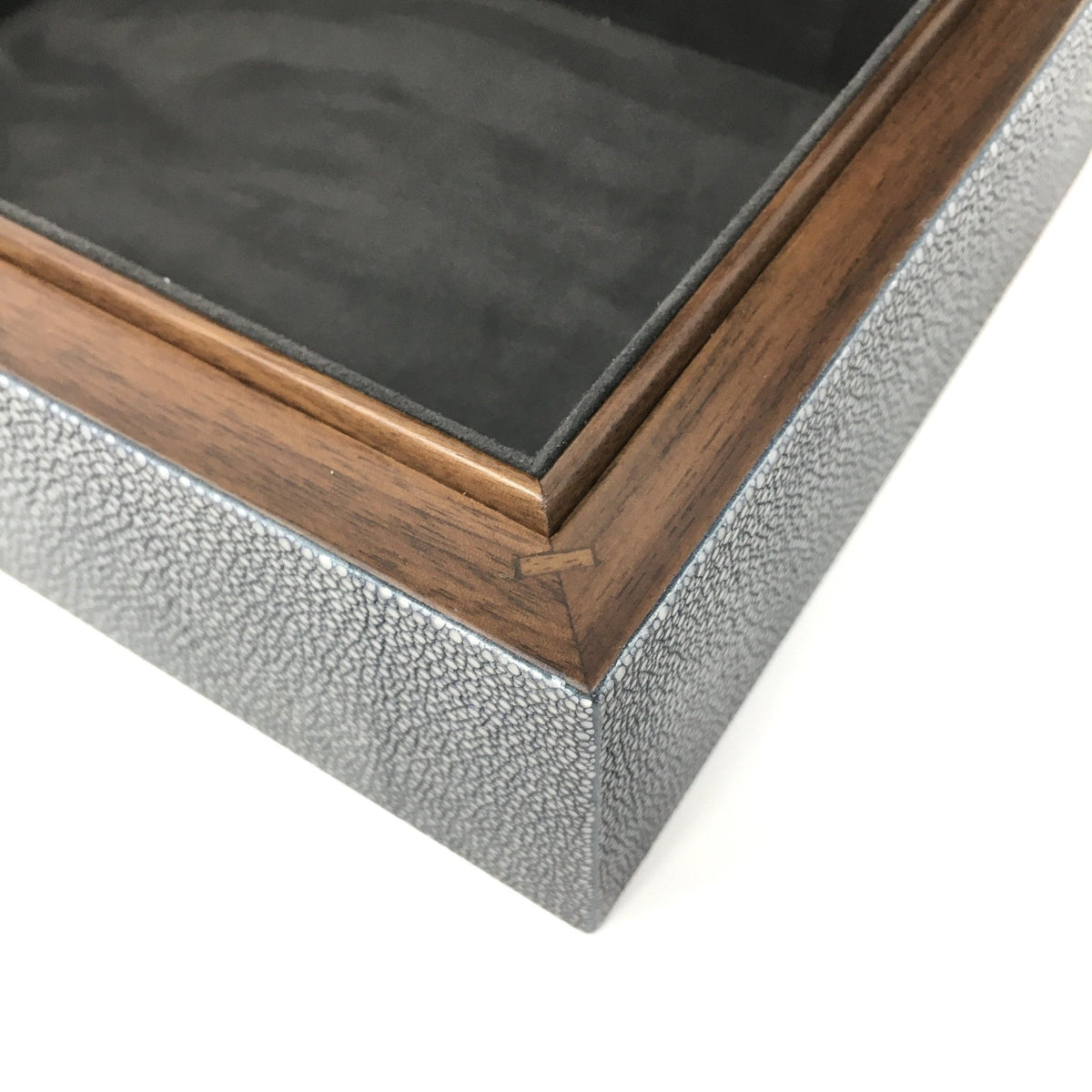 Handcrafted Shagreen Jewellery Box - BARNBURY