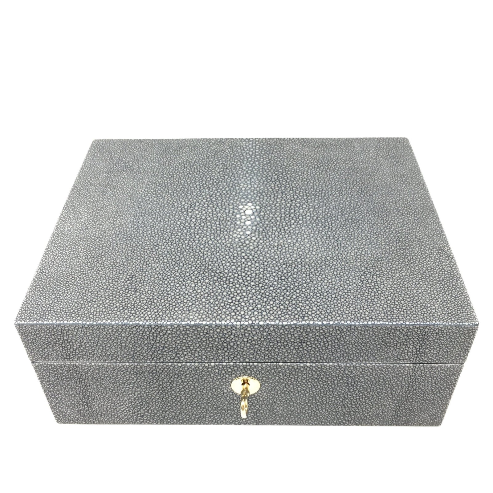 Handcrafted Shagreen Jewellery Box - BARNBURY