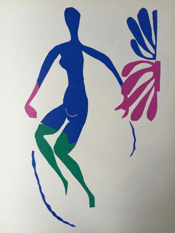 Henri Matisse - nu bleu avec bas verts - BARNBURY