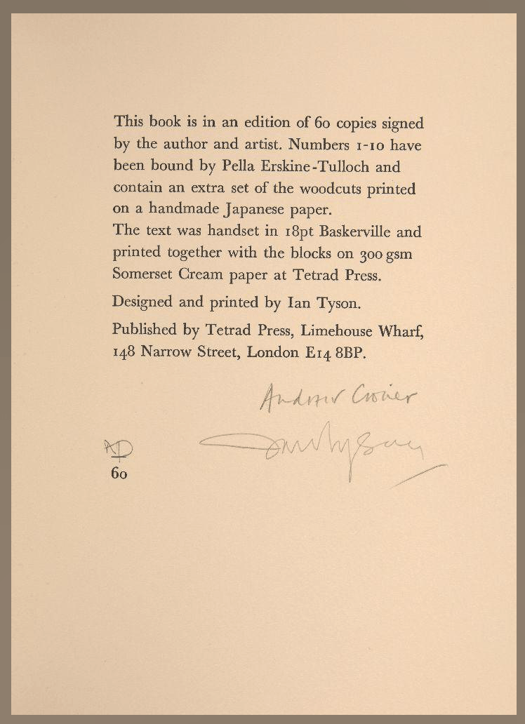 Ian Tyson - Utamaro Variations Woodcut Print Barnbury 