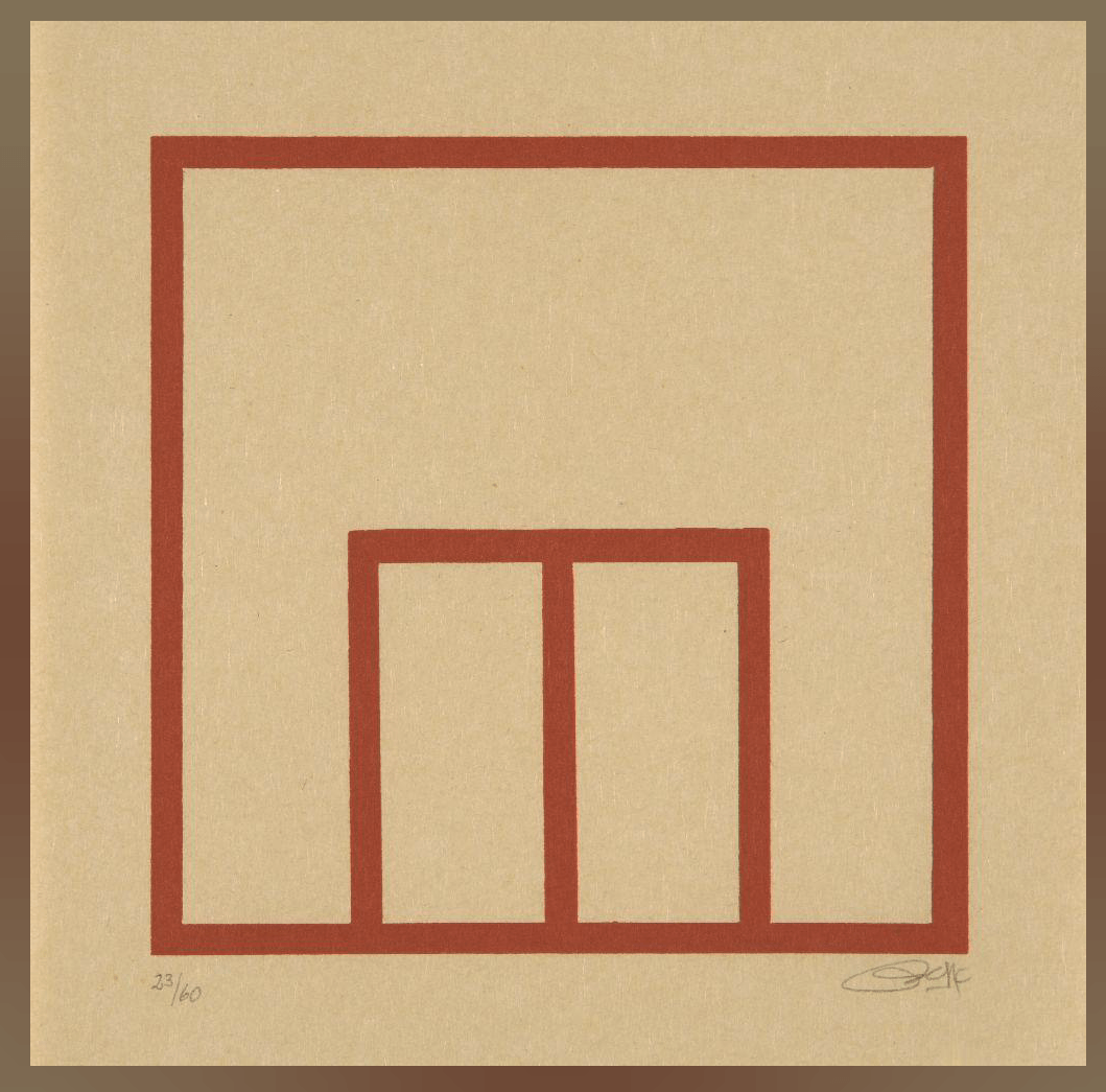 Ian Tyson - Zen Woodcut Print Barnbury 