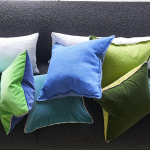 Ocean Bollywood Velvet Cushion - Barnbury