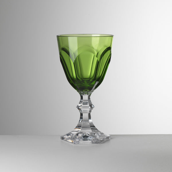 Mario Luca Giusti Dolce Vita Wine Glass - Green Synthetic Crystal Glass Mario Luca Giusti 