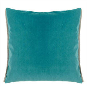 Ocean Bollywood Velvet Cushion - Barnbury