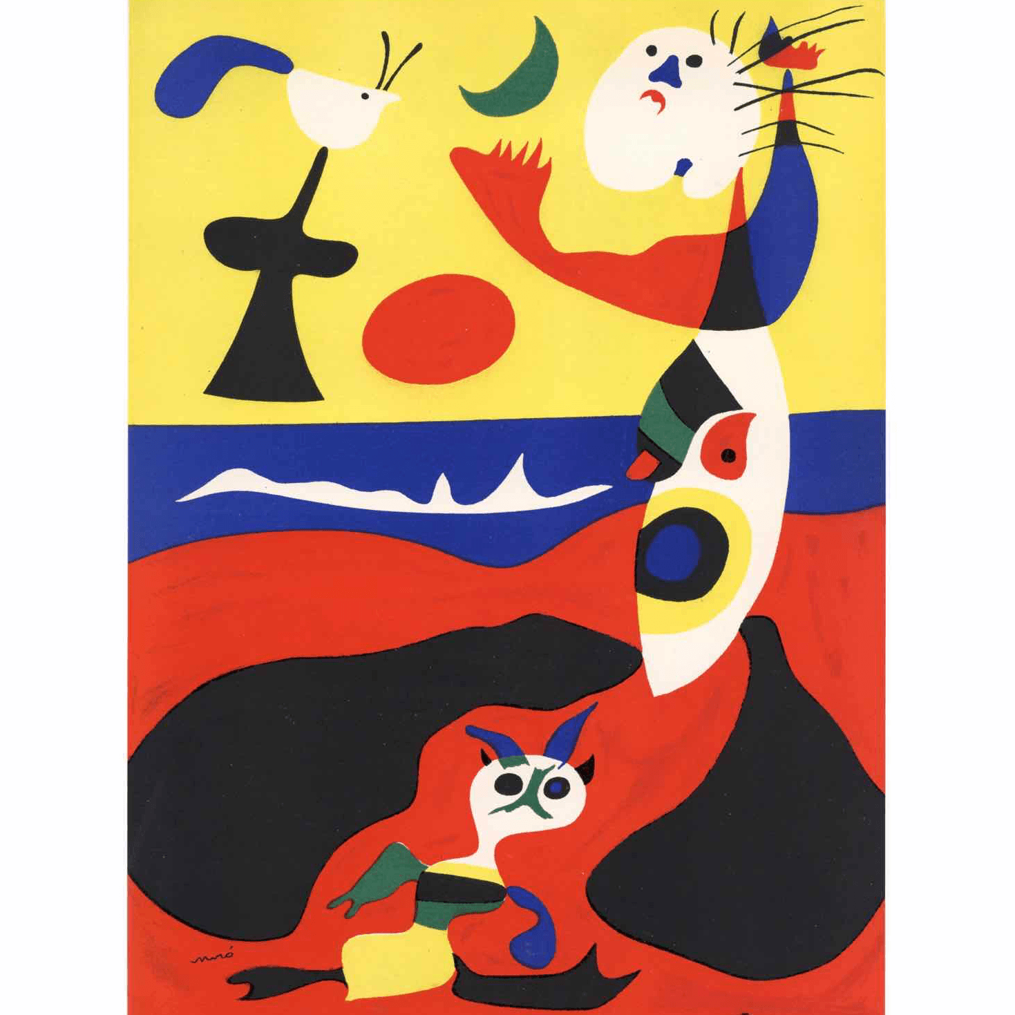 Joan Miró - L'Été Lithograph Barnbury 