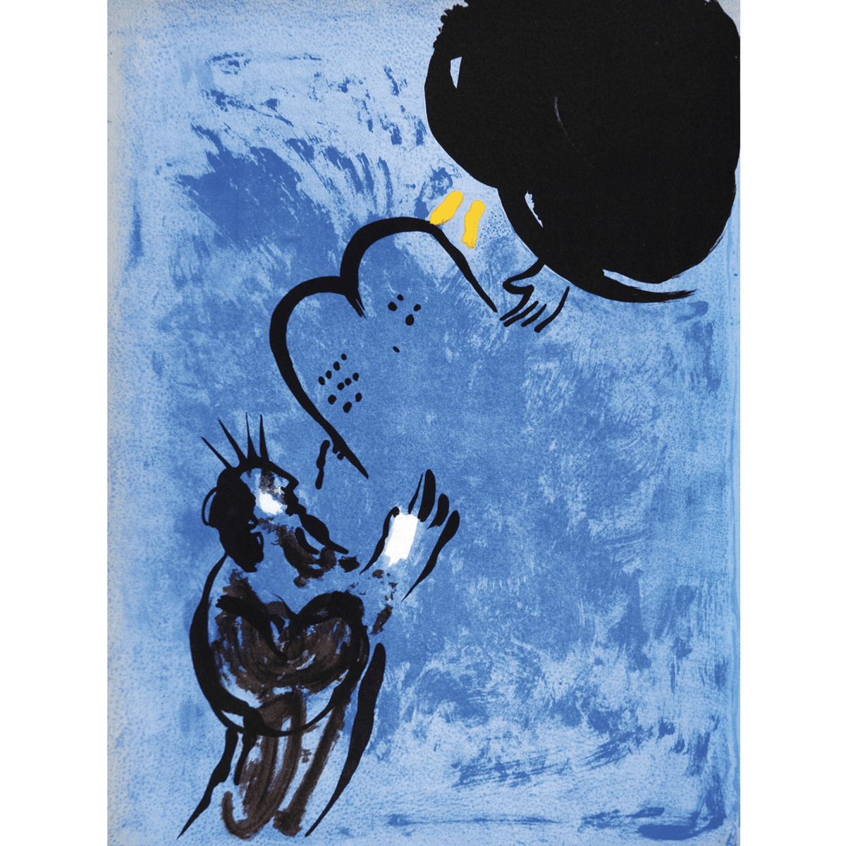 Marc Chagall - Moses Receives the Tablets of the Law - BARNBURY