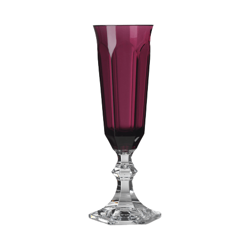 Mario Luca Giusti Dolce Vita Flute - Ruby Synthetic Crystal Glass Mario Luca Giusti 