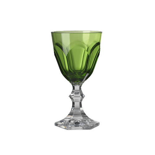 Mario Luca Giusti Dolce Vita Wine Glass - Green Synthetic Crystal Glass Mario Luca Giusti 