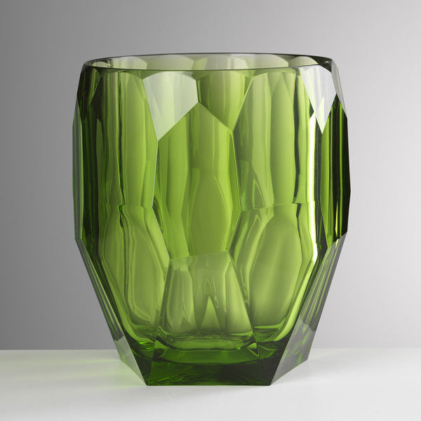 Mario Luca Giusti Green Antartica Bottle Holder Synthetic Crystal Glass Mario Luca Giusti 