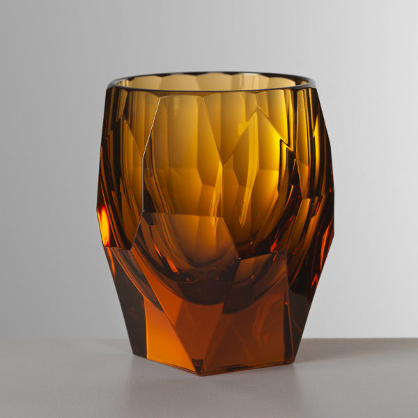 Mario Luca Giusti Super Milly Tumbler - Amber Synthetic Crystal Glass Mario Luca Giusti 