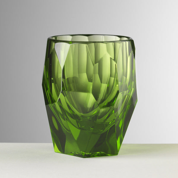 Mario Luca Giusti Super Milly Tumbler - Green Synthetic Crystal Glass Mario Luca Giusti 