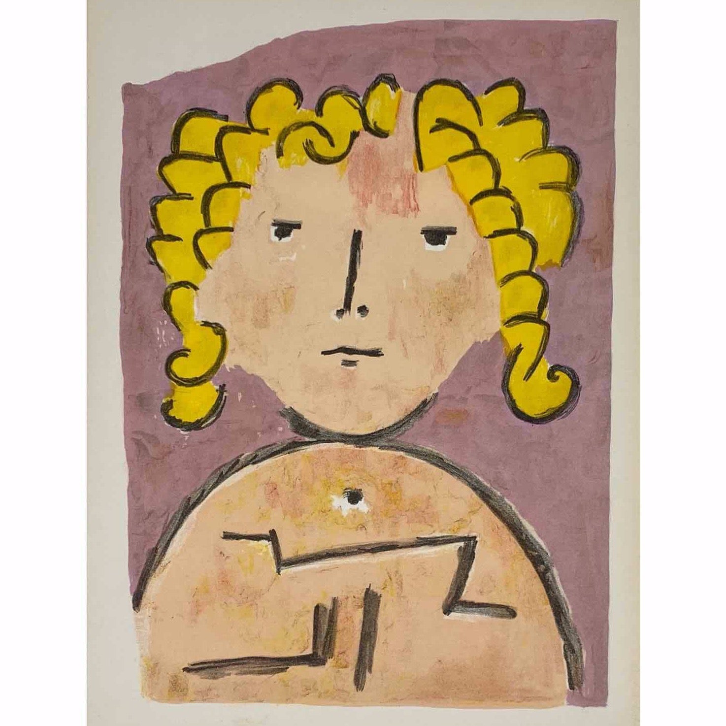 Paul Klee - Tête d'Enfant Lithograph Barnbury 