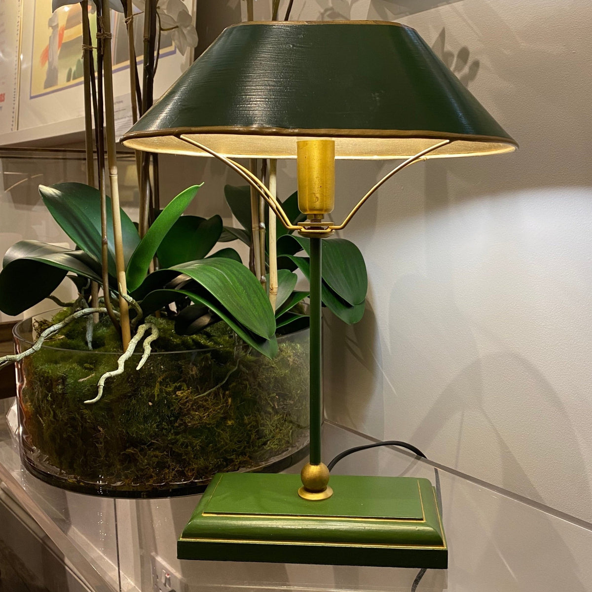 Sophie Table Lamp - Green - BARNBURY