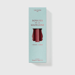 6 Trudon Burgundy Madeleine Candles - Barnbury