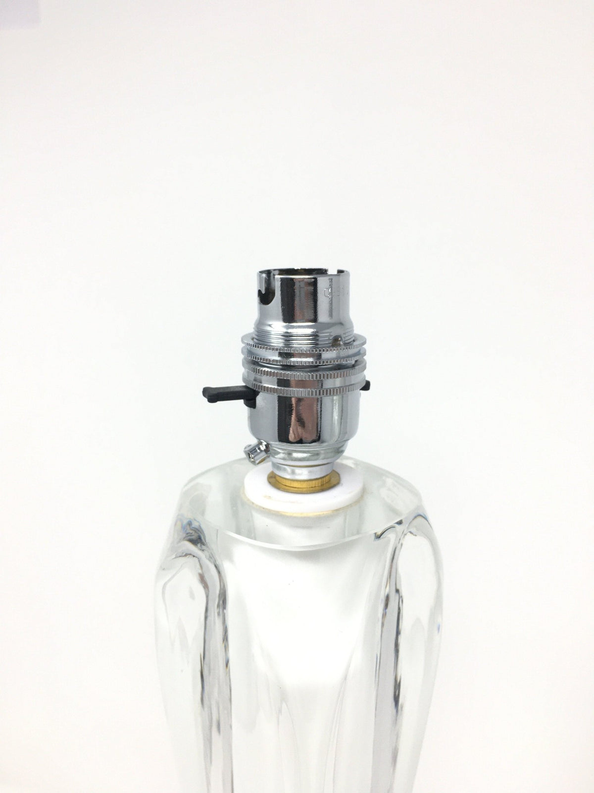 Two 1950's Paul Kedelv for Flygsfors Glass Lamps - BARNBURY